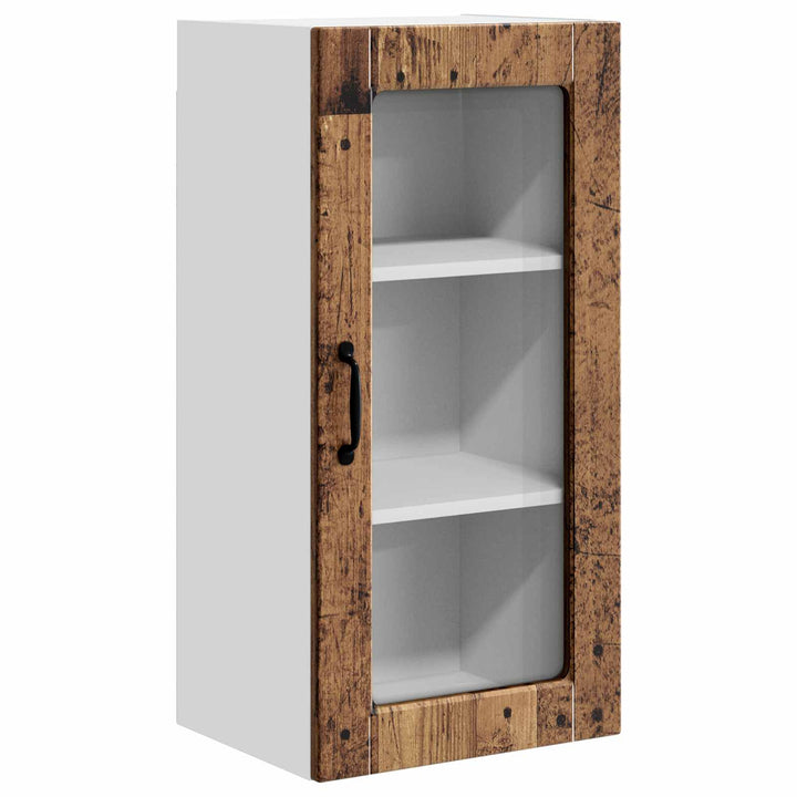 Væglågskab LUCCA Gammelt træ 40 x 31 x 80 cm Konstrueret træ