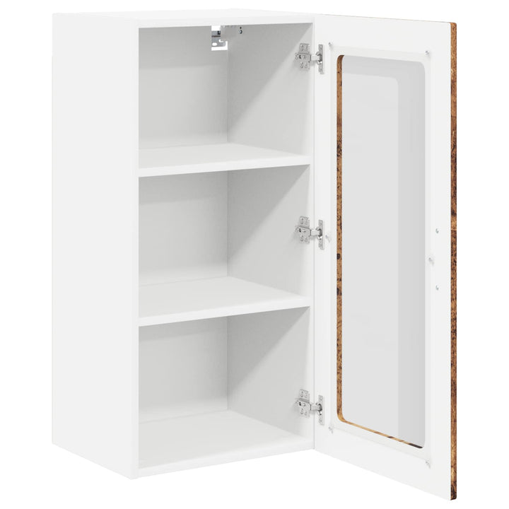 Væglågskab LUCCA Gammelt træ 40 x 31 x 80 cm Konstrueret træ