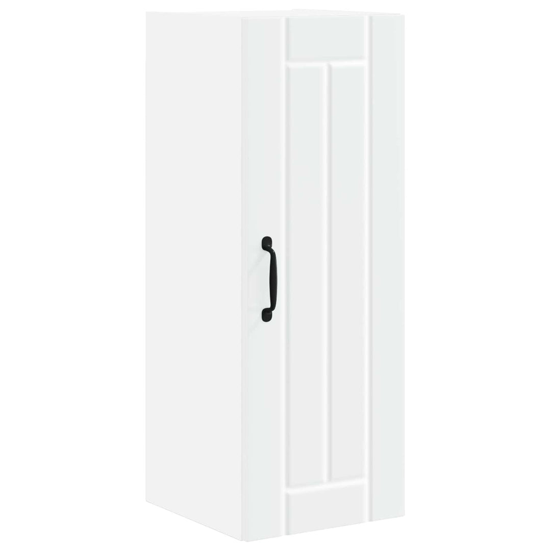 Vægskab LUCCA 2 pcs Hvid 30 x 31 x 80 cm Konstrueret træ