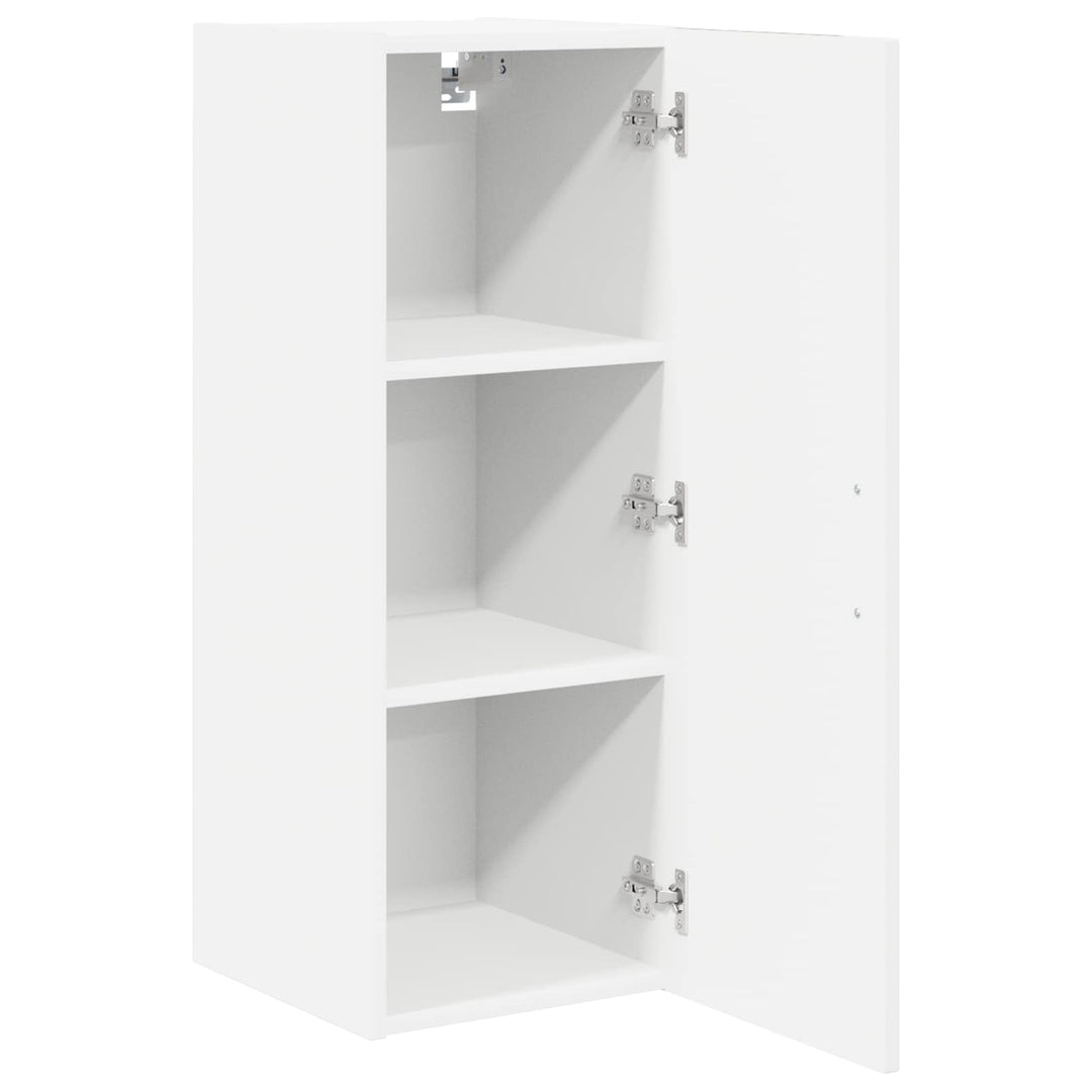 Vægskab LUCCA 2 pcs Hvid 30 x 31 x 80 cm Konstrueret træ