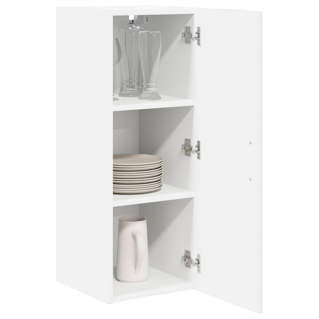 Vægskab LUCCA 2 pcs Hvid 30 x 31 x 80 cm Konstrueret træ