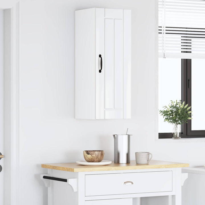 Vægskab LUCCA Hvid højglans 30 x 31 x 80 cm Konstrueret træ