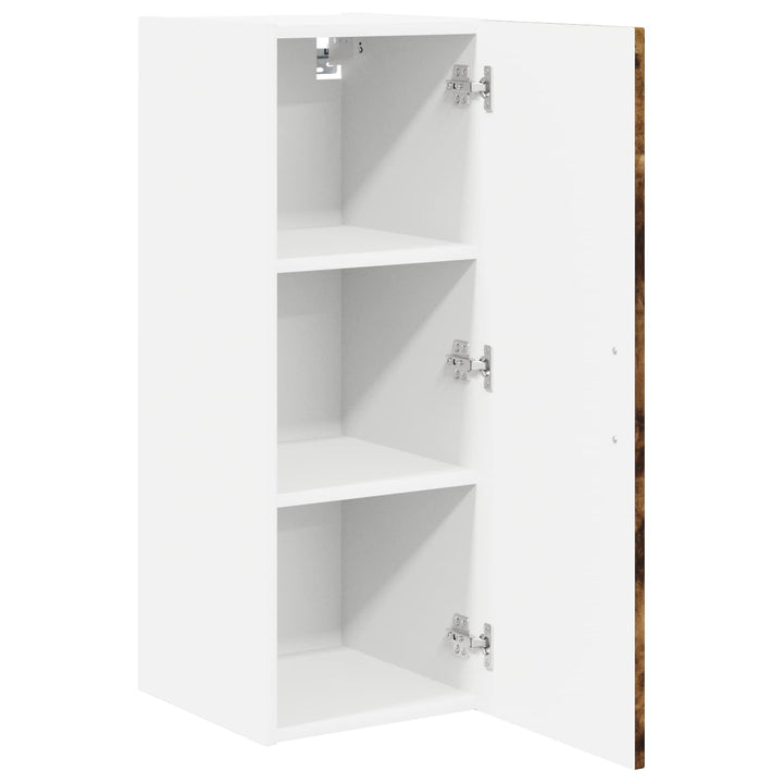 Vægskab LUCCA 2 pcs Røget eg 30 x 31 x 80 cm Konstrueret træ