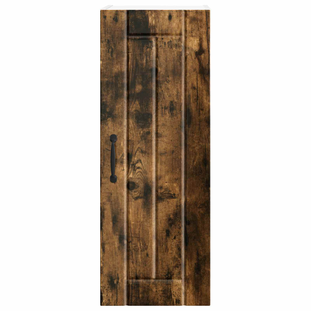 Vægskab LUCCA 2 pcs Røget eg 30 x 31 x 80 cm Konstrueret træ