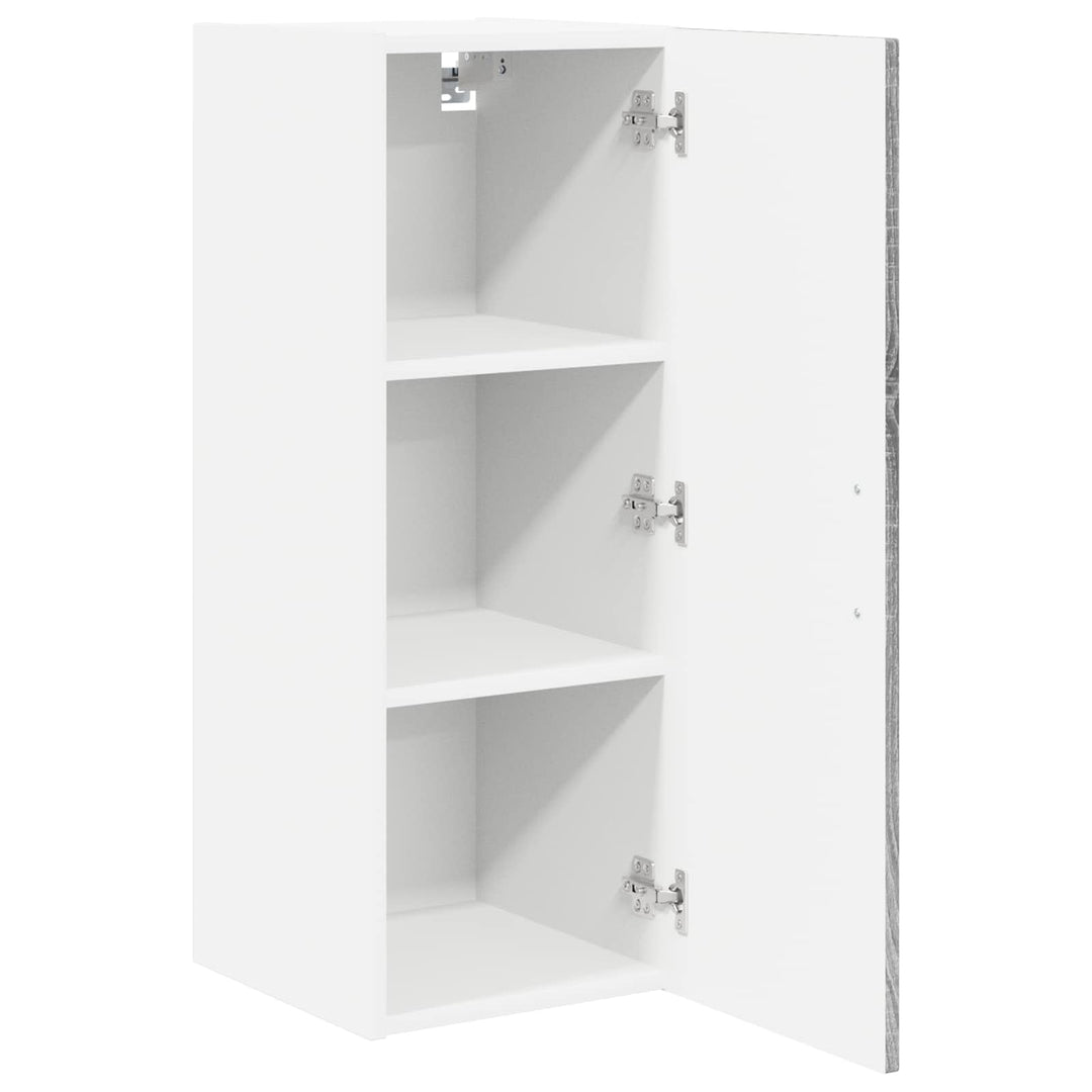 Vægskab LUCCA 2 pcs Grå sonoma-eg 30 x 31 x 80 cm