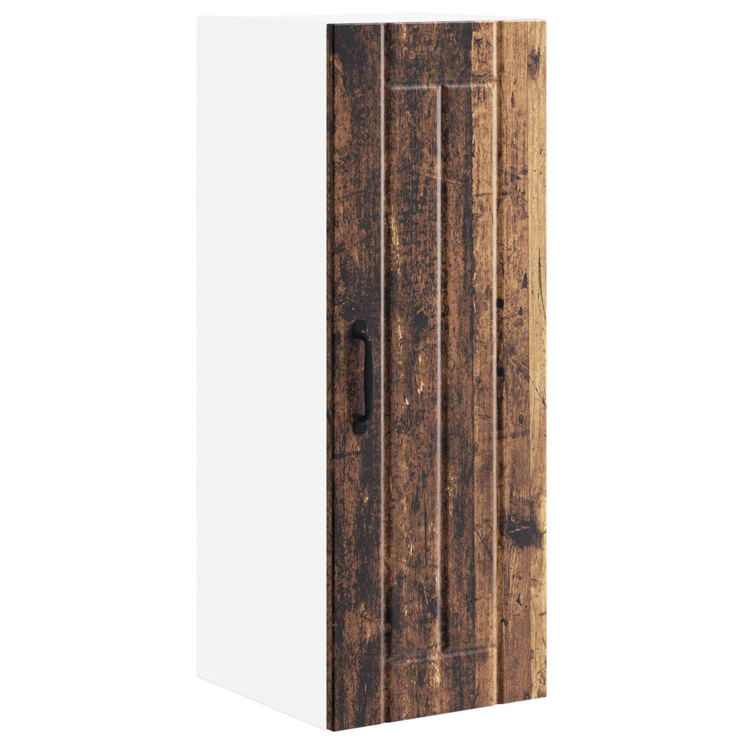 Vægskab LUCCA 2 pcs Gammelt træ 30 x 31 x 80 cm Konstrueret træ