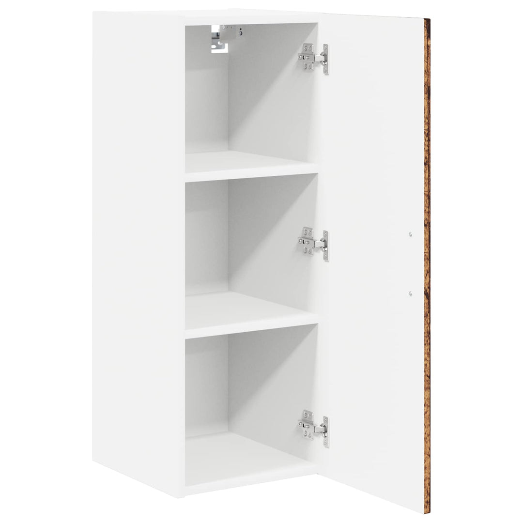 Vægskab LUCCA 2 pcs Gammelt træ 30 x 31 x 80 cm Konstrueret træ