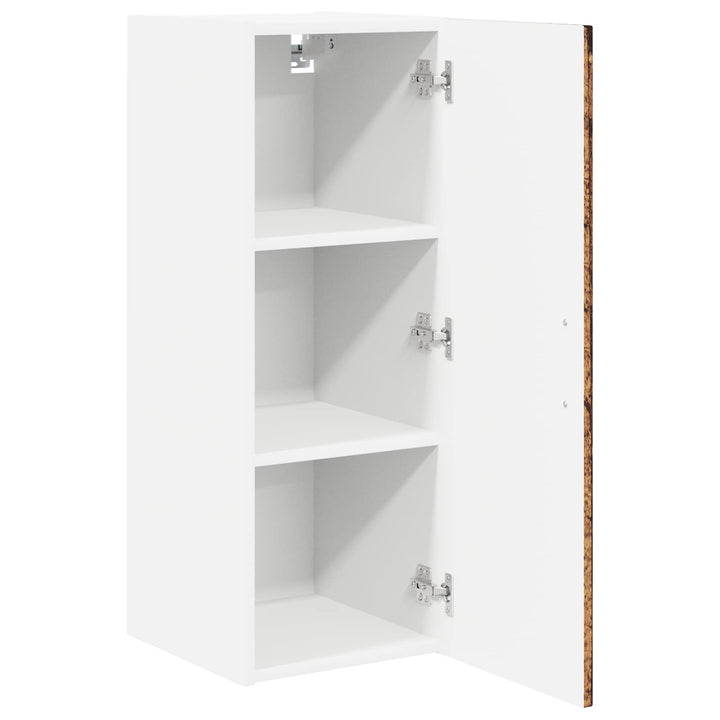 Vægskab LUCCA 2 pcs Gammelt træ 30 x 31 x 80 cm Konstrueret træ