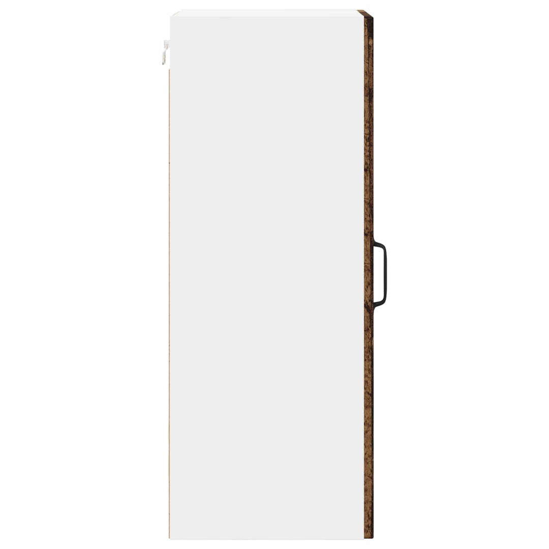 Vægskab LUCCA 2 pcs Gammelt træ 30 x 31 x 80 cm Konstrueret træ