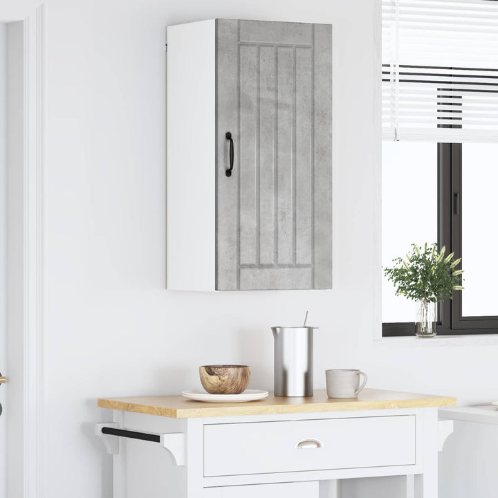 Vægskab LUCCA Betongrå 40 x 31 x 80 cm Konstrueret træ