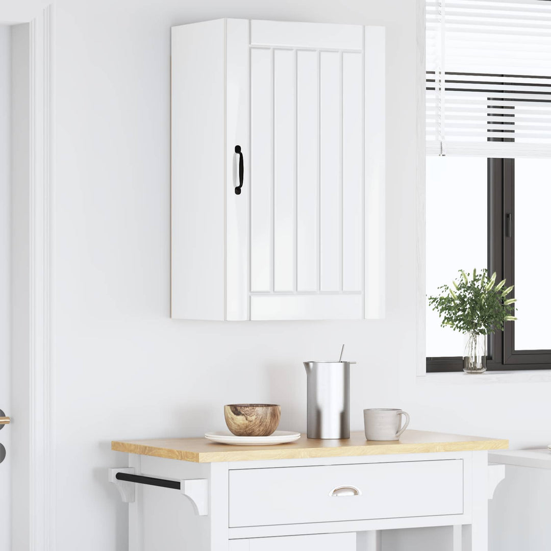 Vægskab LUCCA Hvid højglans 50 x 31 x 80 cm Konstrueret træ