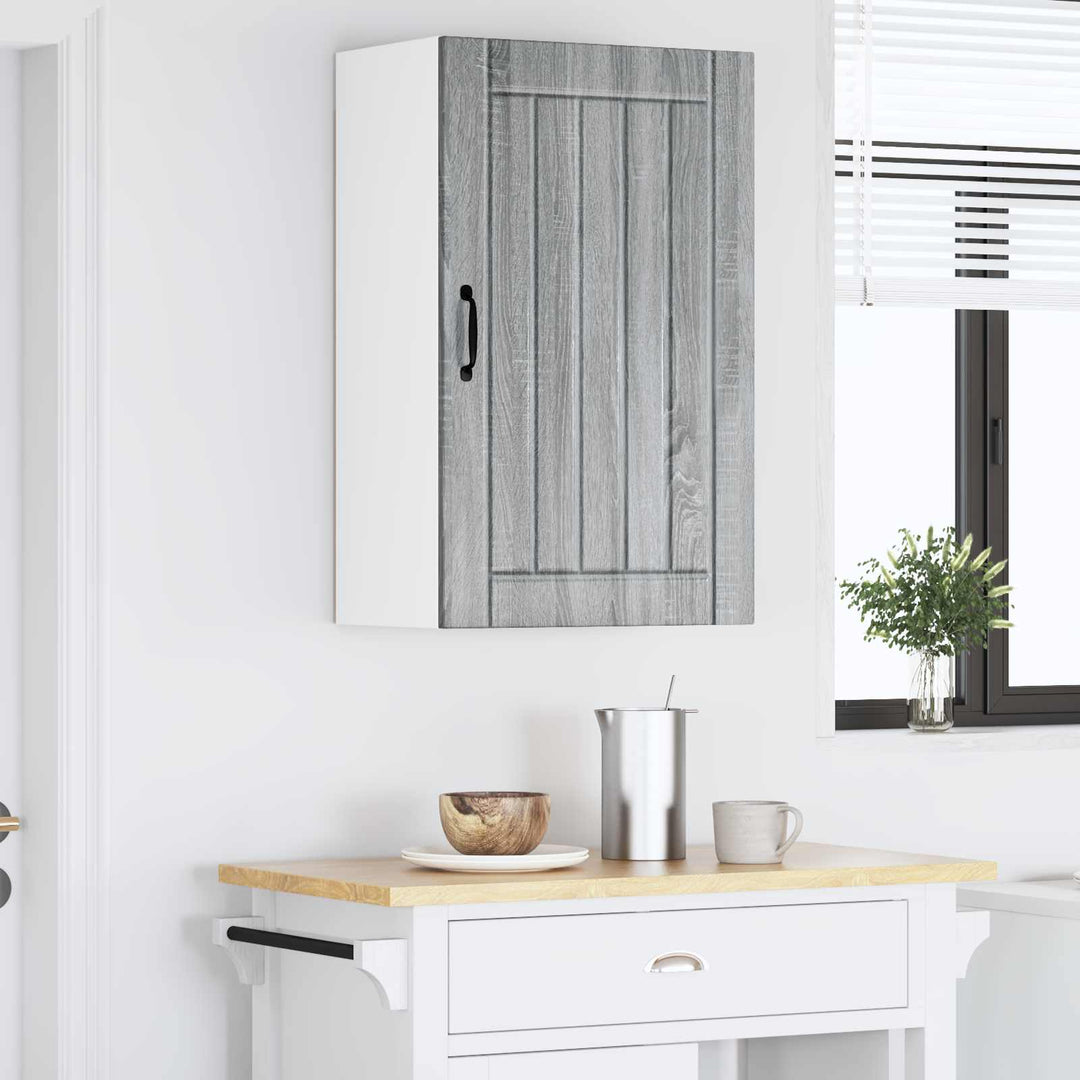 Vægskab LUCCA Grå sonoma-eg 50 x 31 x 80 cm Konstrueret træ
