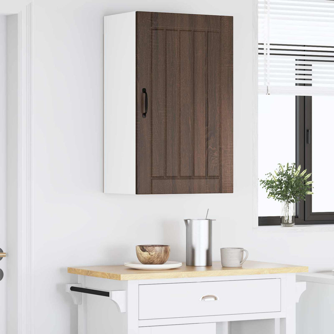 Vægskab LUCCA Brunt eg 50 x 31 x 80 cm Konstrueret træ