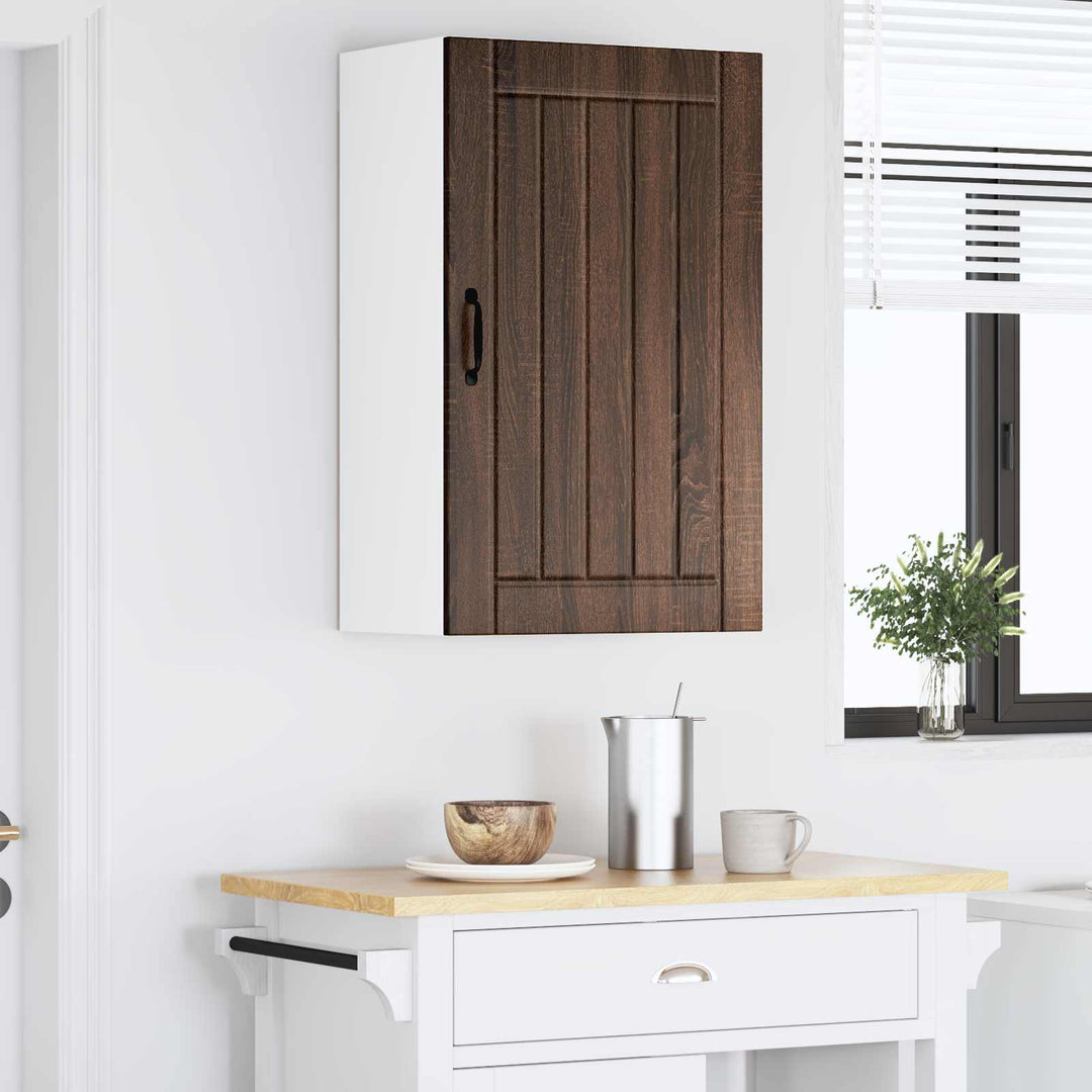 Vægskab LUCCA Brunt eg 50 x 31 x 80 cm Konstrueret træ