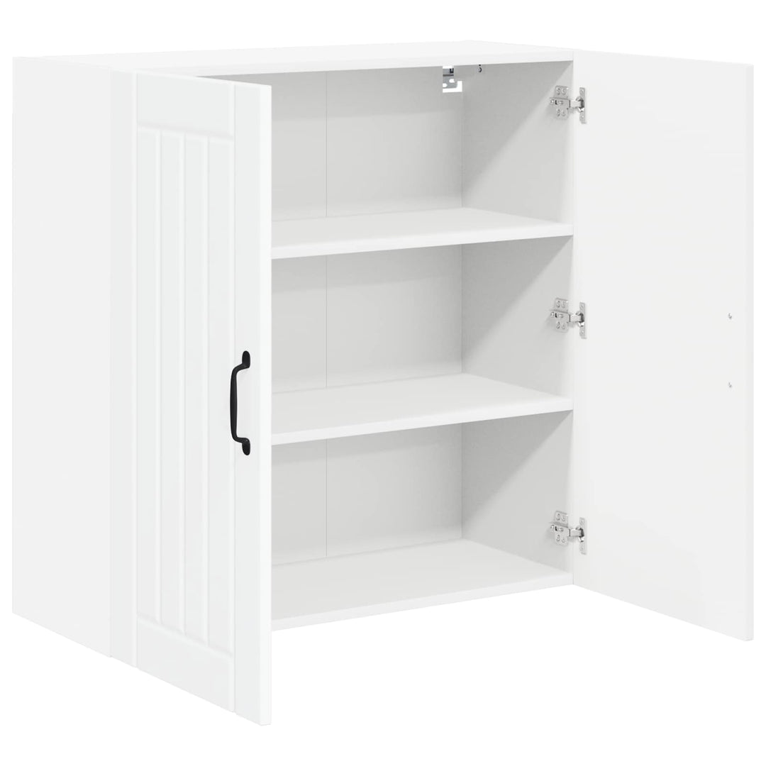 Vægskab LUCCA Hvid 80 x 31 x 80 cm Konstrueret træ