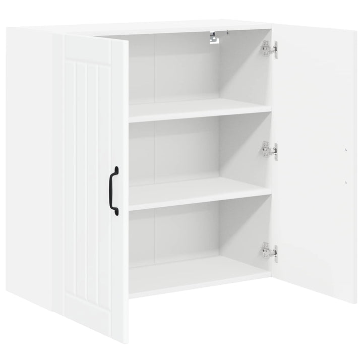 Vægskab LUCCA Hvid 80 x 31 x 80 cm Konstrueret træ
