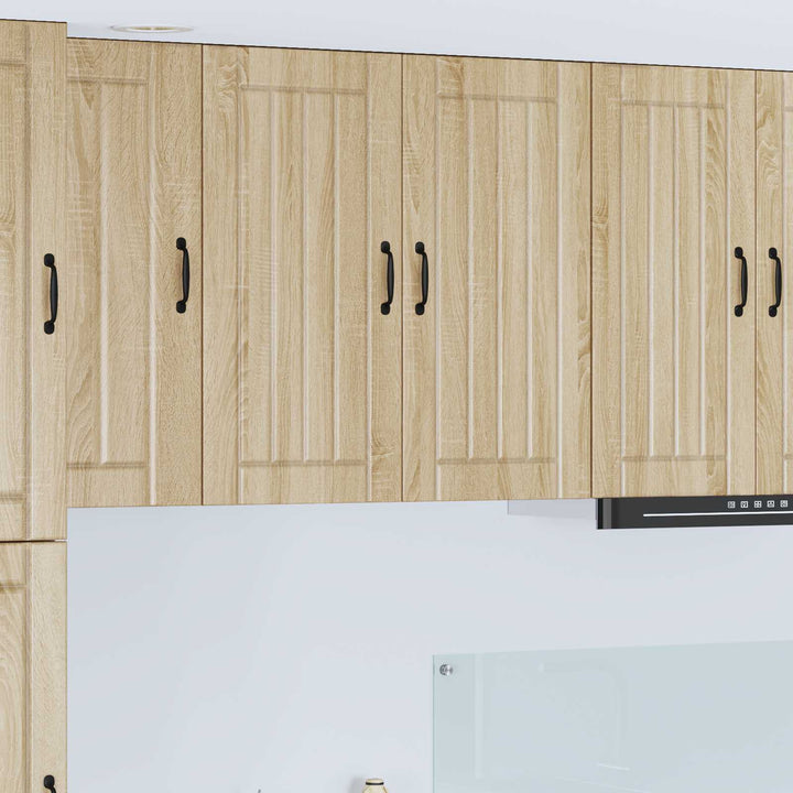 Vægskab LUCCA Sonoma-eg 80 x 31 x 80 cm Konstrueret træ