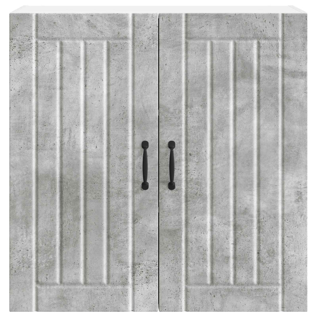 Vægskab LUCCA Betongrå 80 x 31 x 80 cm Konstrueret træ