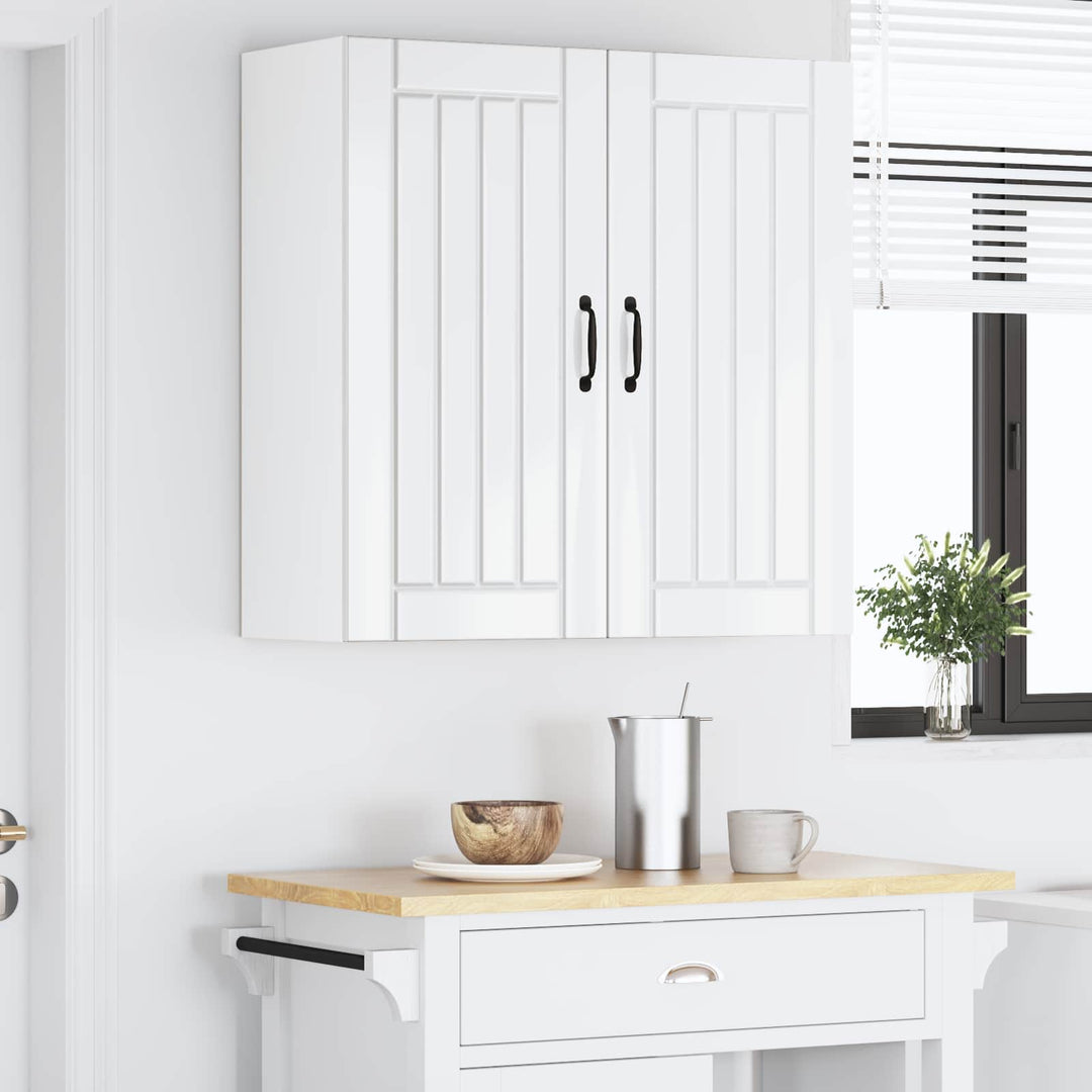 Vægskab LUCCA Hvid højglans 80 x 31 x 80 cm Konstrueret træ