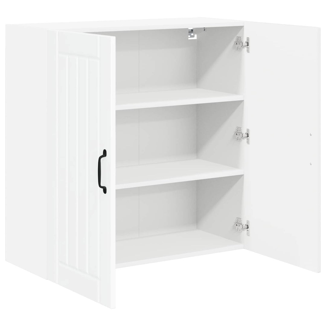Vægskab LUCCA Hvid højglans 80 x 31 x 80 cm Konstrueret træ