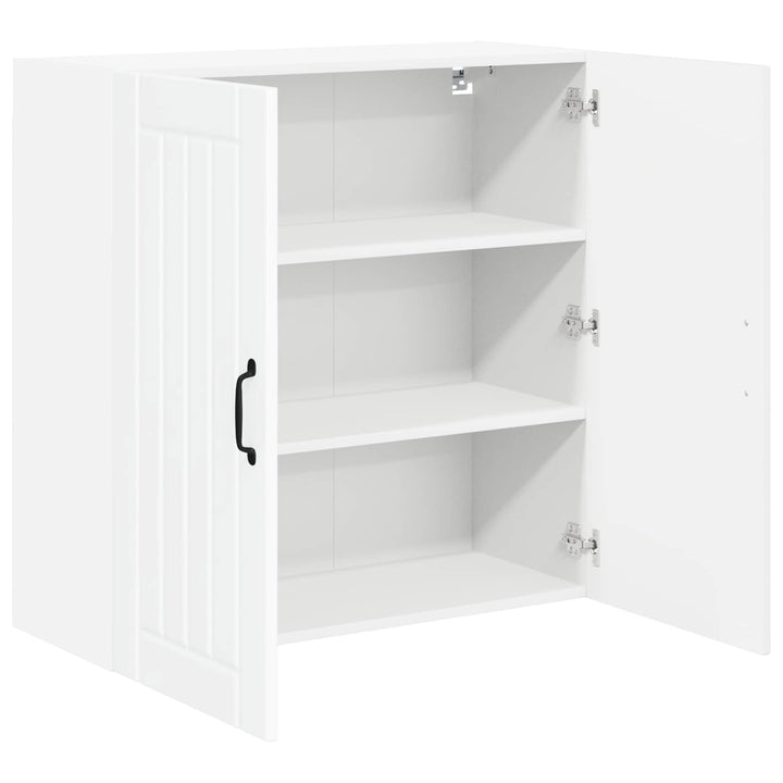 Vægskab LUCCA Hvid højglans 80 x 31 x 80 cm Konstrueret træ