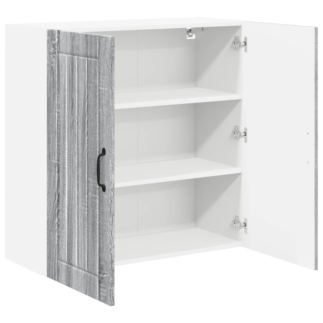 Vægskab LUCCA Grå sonoma-eg 80 x 31 x 80 cm Konstrueret træ