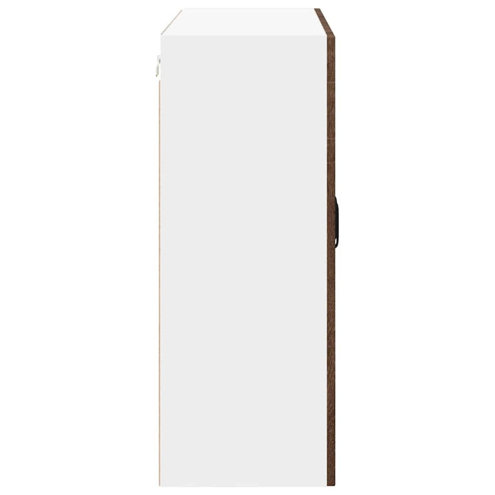 Vægskab LUCCA Brunt eg 80 x 31 x 80 cm Konstrueret træ