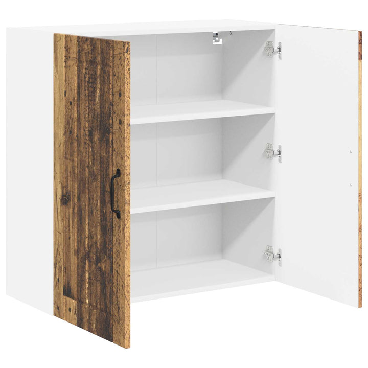 Vægskab LUCCA Gammelt træ 80 x 31 x 80 cm Konstrueret træ