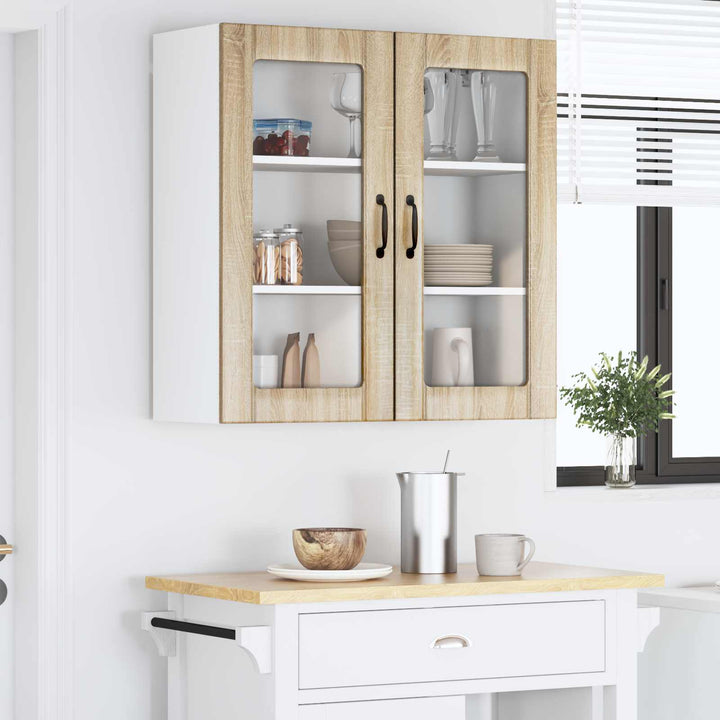 Væglågskab LUCCA Sonoma-eg 80 x 31 x 80 cm Konstrueret træ