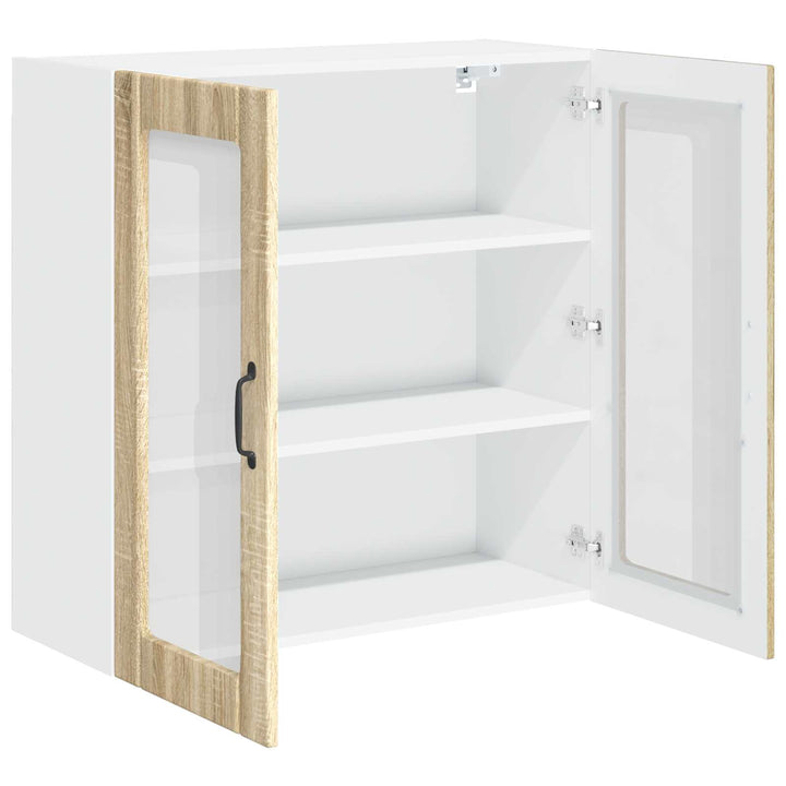Væglågskab LUCCA Sonoma-eg 80 x 31 x 80 cm Konstrueret træ
