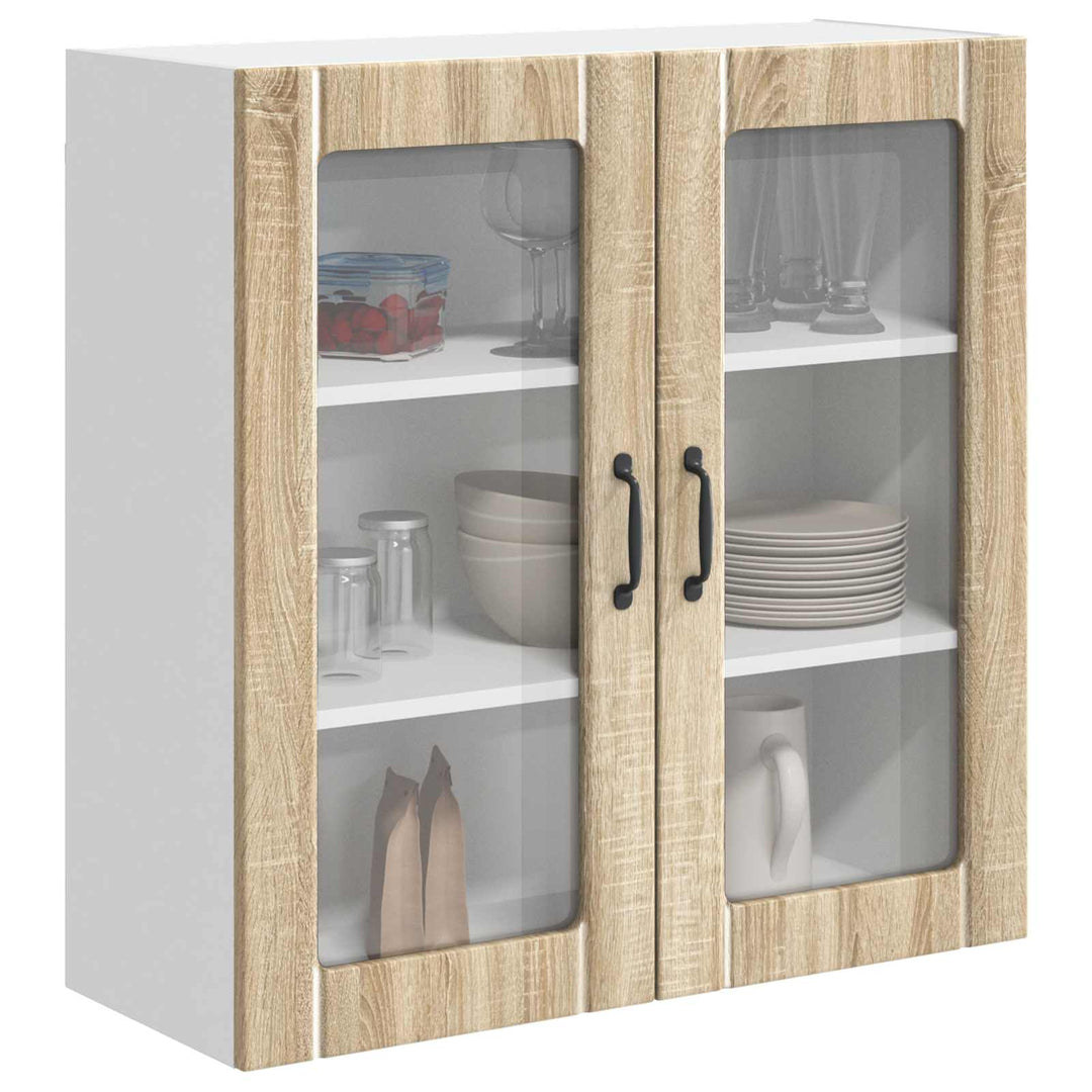 Væglågskab LUCCA Sonoma-eg 80 x 31 x 80 cm Konstrueret træ