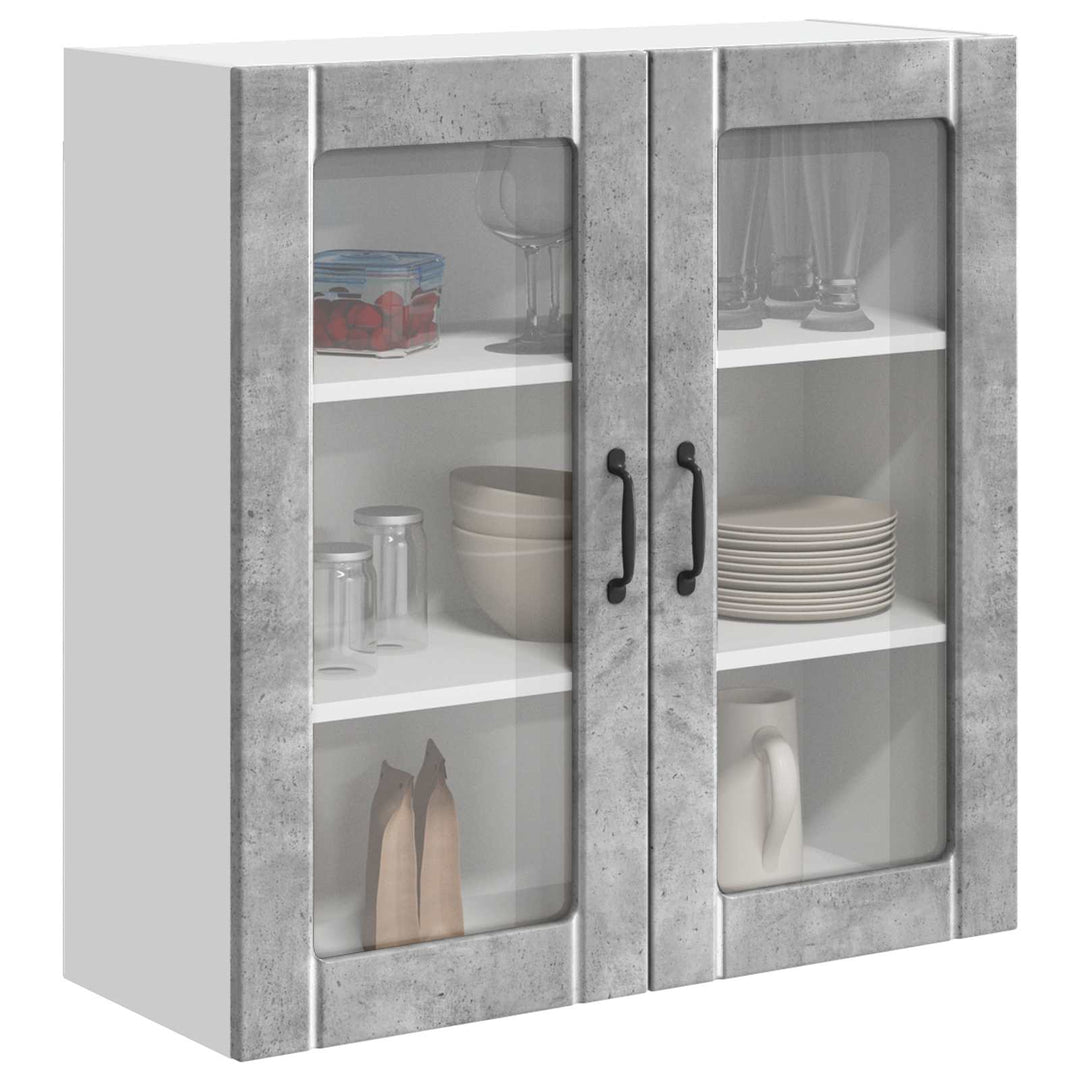 Væglågskab LUCCA Betongrå 80 x 31 x 80 cm Konstrueret træ