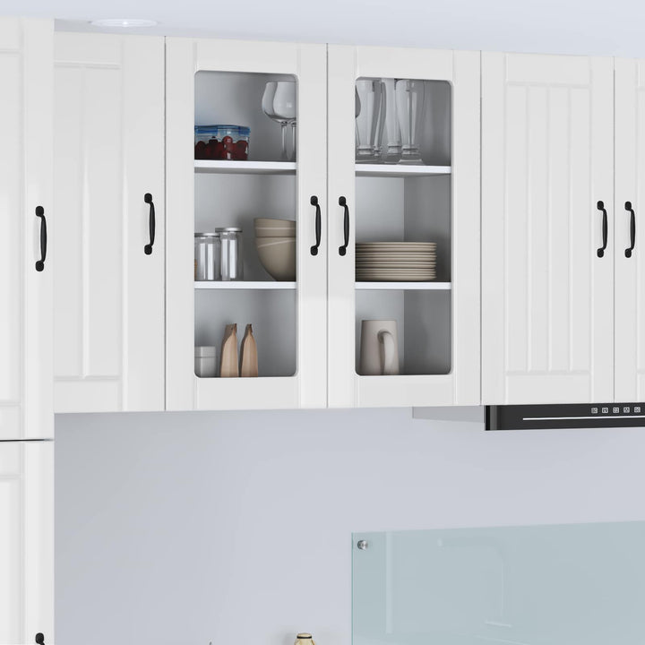 Væglågskab LUCCA Hvid højglans 80 x 31 x 80 cm Konstrueret træ