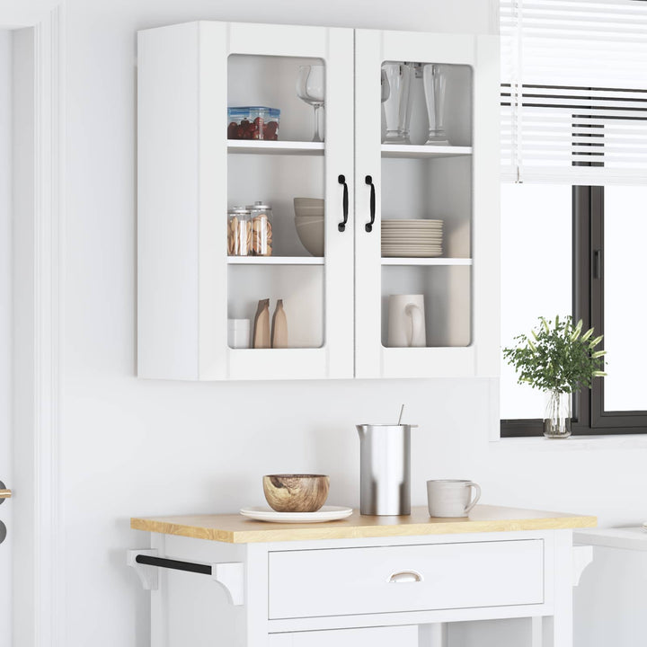 Væglågskab LUCCA Hvid højglans 80 x 31 x 80 cm Konstrueret træ
