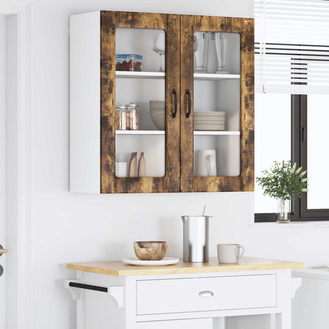 Væglågskab LUCCA Røget eg 80 x 31 x 80 cm Konstrueret træ