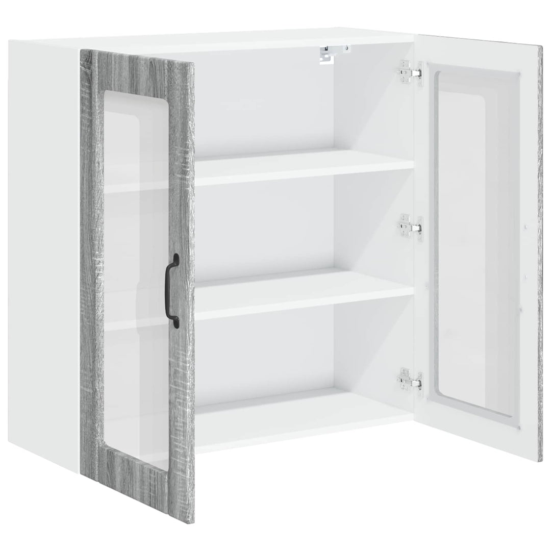 Væglågskab LUCCA Grå sonoma-eg 80 x 31 x 80 cm Konstrueret træ