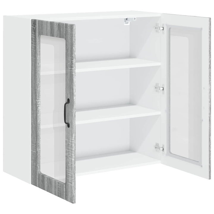 Væglågskab LUCCA Grå sonoma-eg 80 x 31 x 80 cm Konstrueret træ