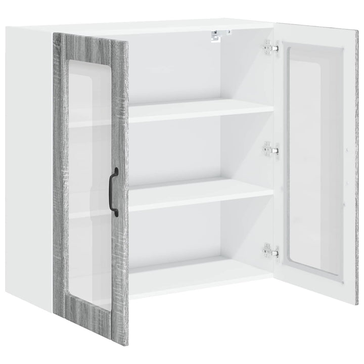 Væglågskab LUCCA Grå sonoma-eg 80 x 31 x 80 cm Konstrueret træ