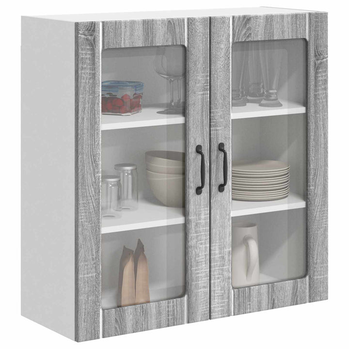 Væglågskab LUCCA Grå sonoma-eg 80 x 31 x 80 cm Konstrueret træ