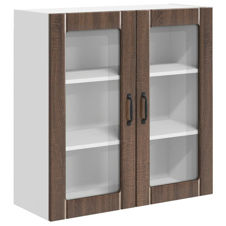 Væglågskab LUCCA Brunt eg 80 x 31 x 80 cm Konstrueret træ