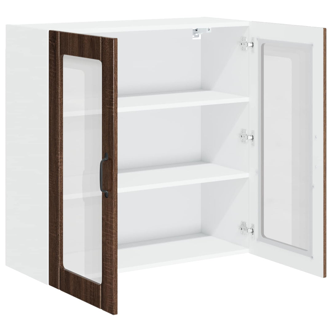 Væglågskab LUCCA Brunt eg 80 x 31 x 80 cm Konstrueret træ
