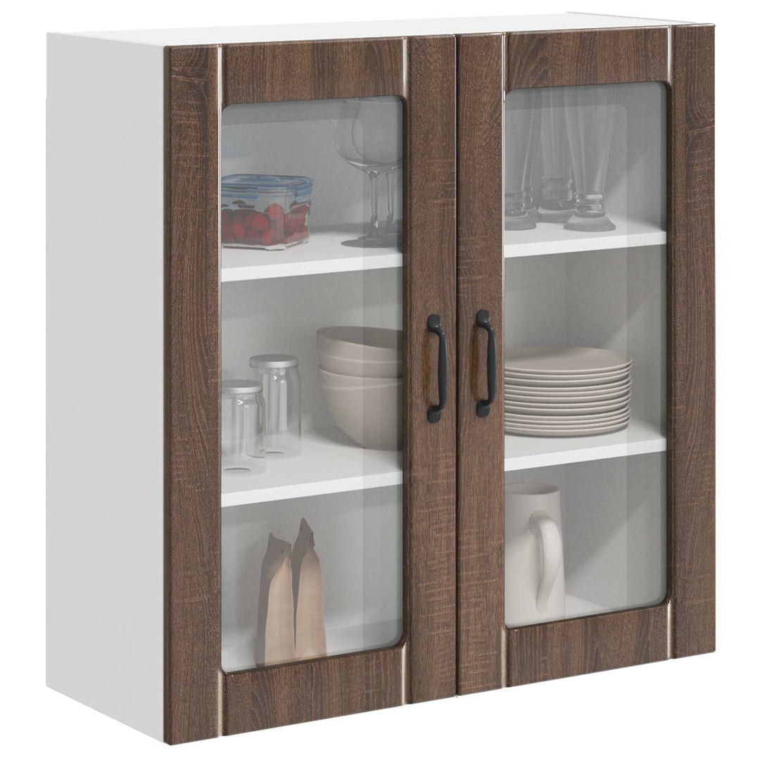 Væglågskab LUCCA Brunt eg 80 x 31 x 80 cm Konstrueret træ