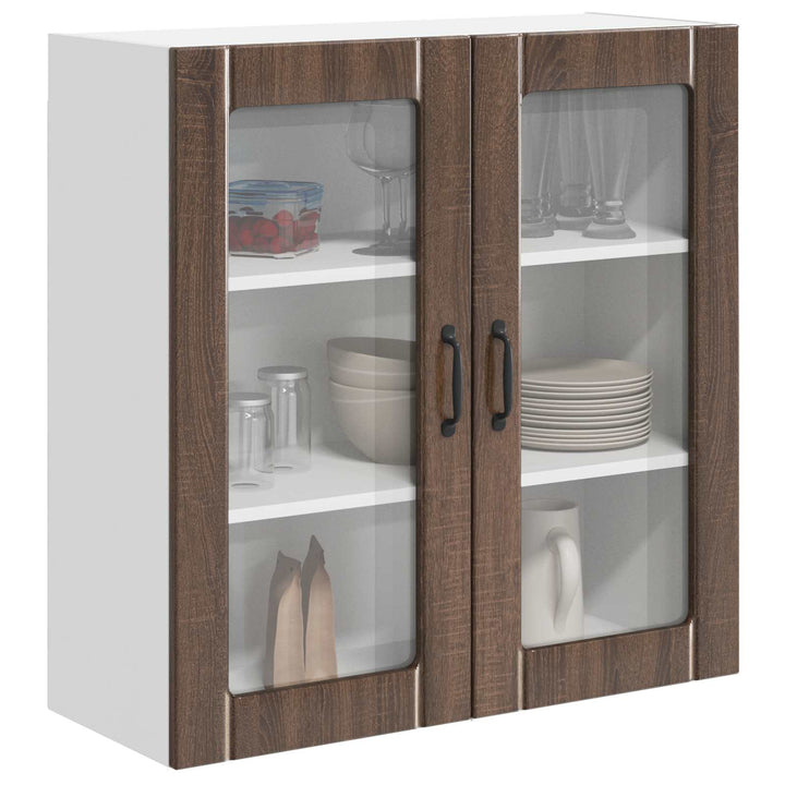 Væglågskab LUCCA Brunt eg 80 x 31 x 80 cm Konstrueret træ