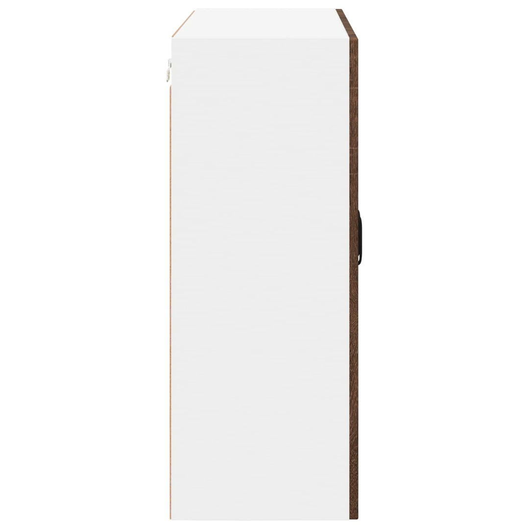 Væglågskab LUCCA Brunt eg 80 x 31 x 80 cm Konstrueret træ