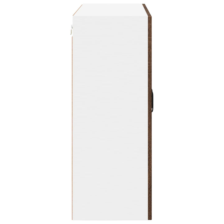Væglågskab LUCCA Brunt eg 80 x 31 x 80 cm Konstrueret træ