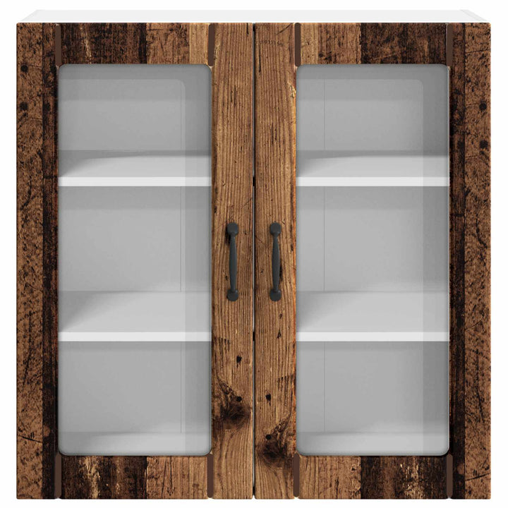 Væglågskab LUCCA Gammelt træ 80 x 31 x 80 cm Konstrueret træ