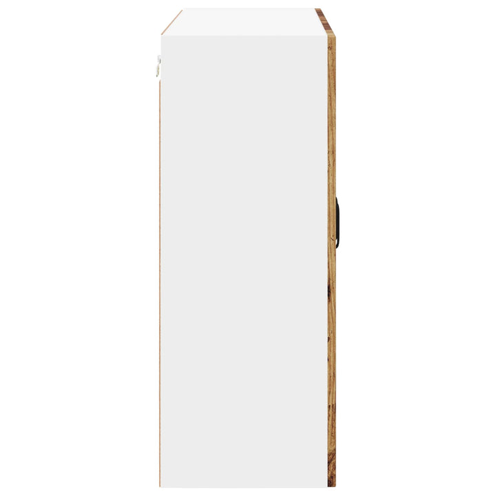Væglågskab LUCCA Gammelt træ 80 x 31 x 80 cm Konstrueret træ
