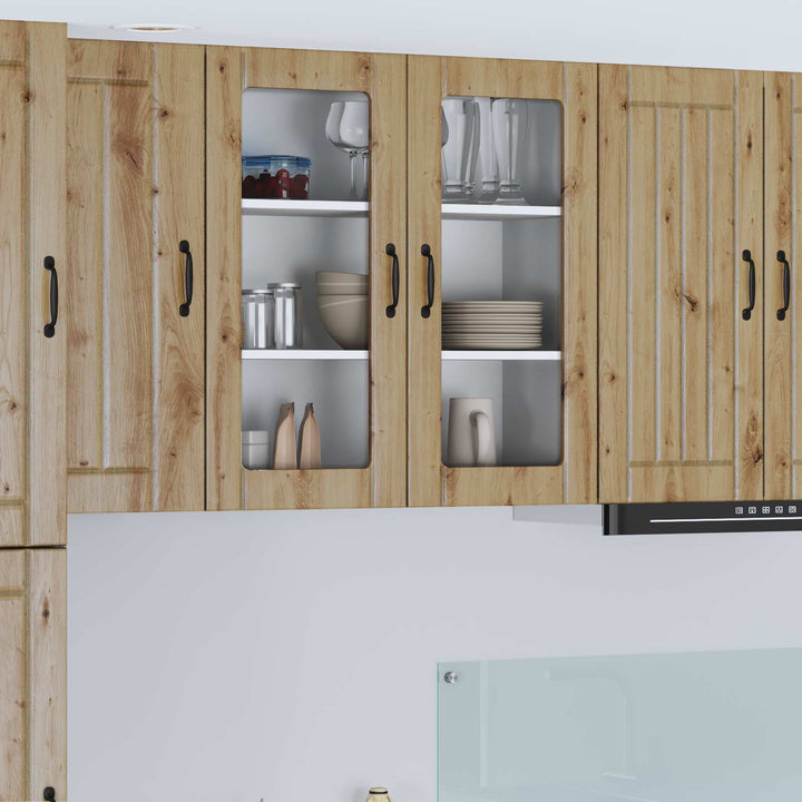 Væglågskab LUCCA Artisan-eg 80 x 31 x 80 cm Konstrueret træ