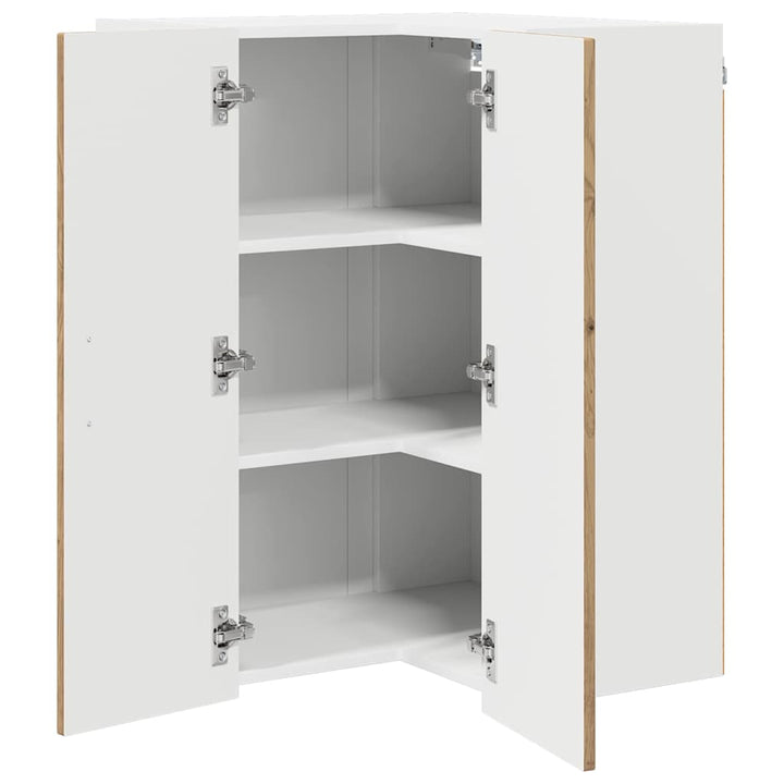 Væg hjørneskab LUCCA Artisan-eg 57 x 57 x 80 cm Konstrueret træ