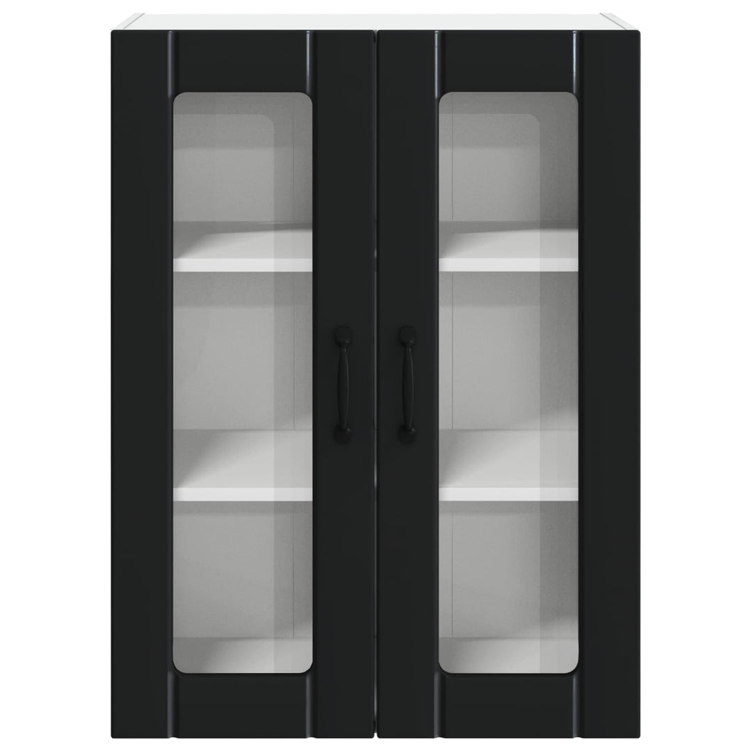 Væglågskab LUCCA Sort 60 x 31 x 80 cm Konstrueret træ
